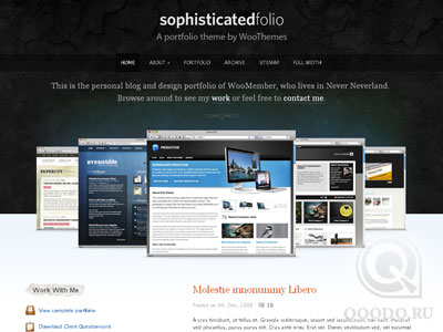 WT SophisticatedFolio - Шаблон для WordPress
